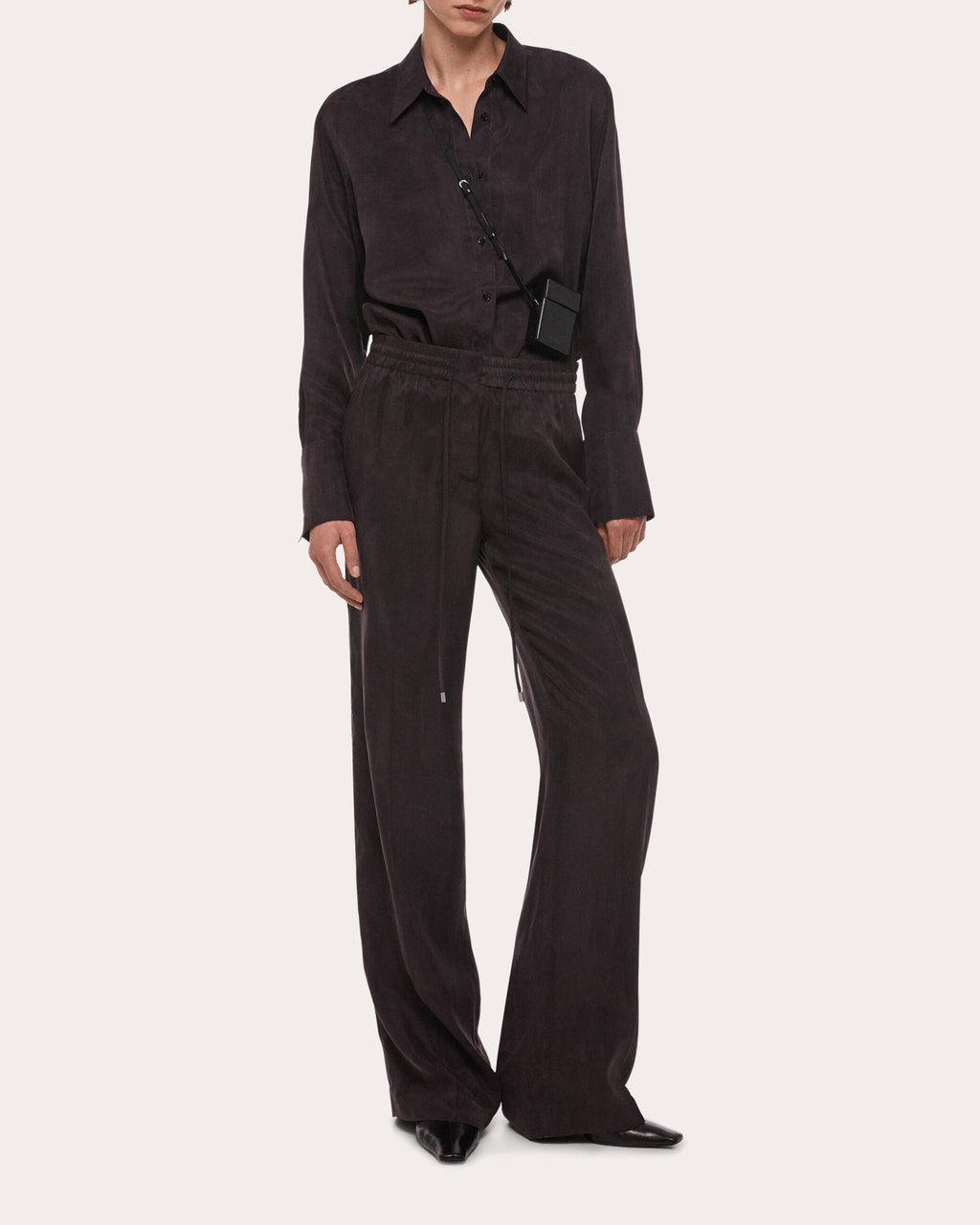 Fluid Microsuede Pull-On Pants