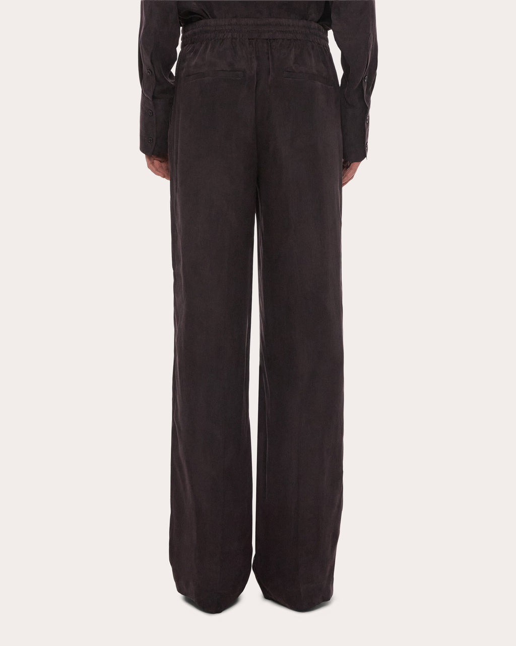Fluid Microsuede Pull-On Pants