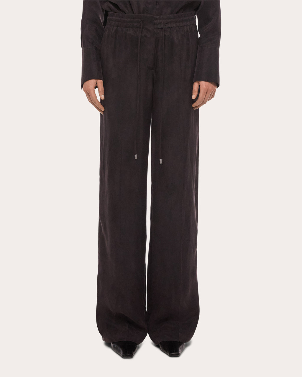 Fluid Microsuede Pull-On Pants
