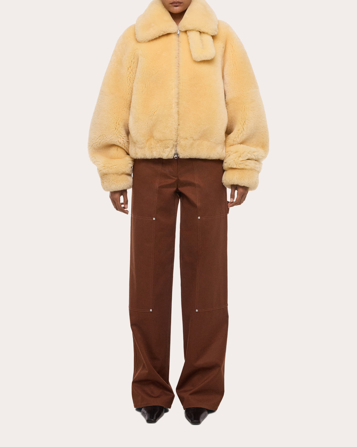 Shearling Bomber Jacket
