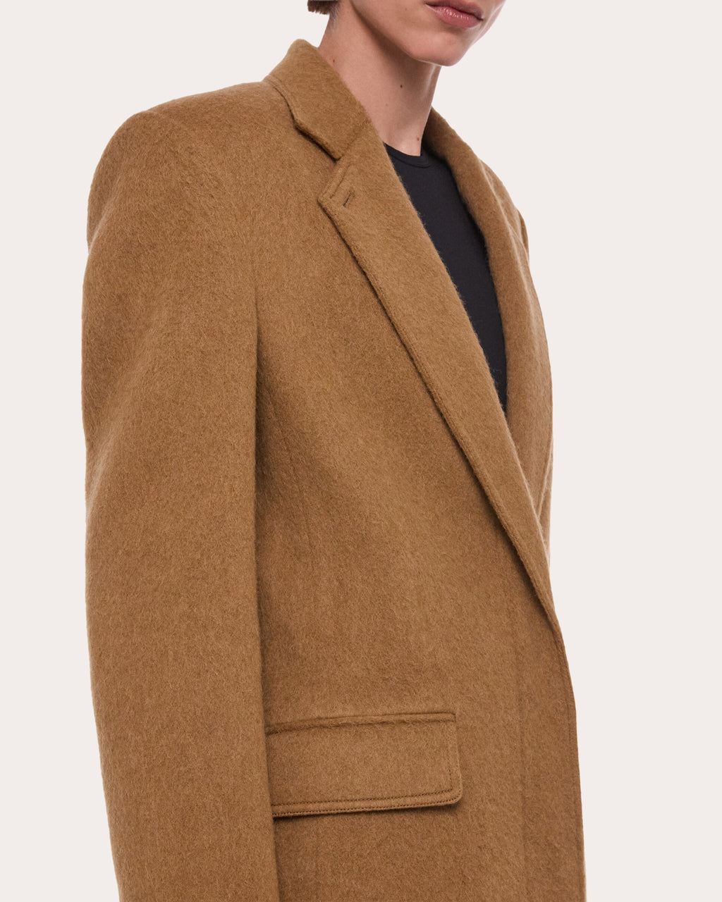 Hairy Wool Classic Overcoat