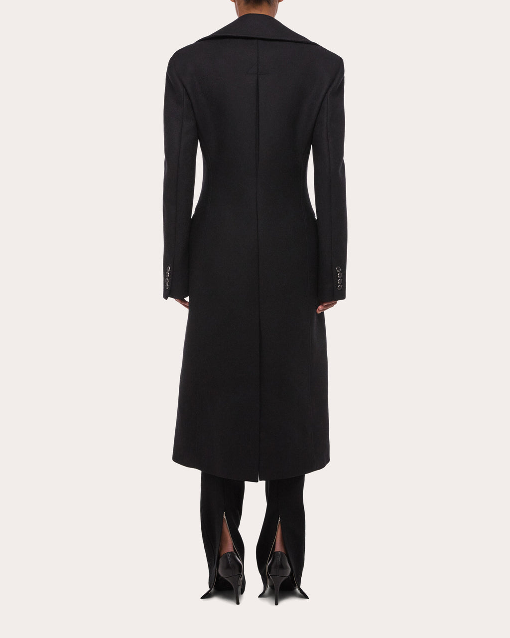 Sculptural Twill Coat
