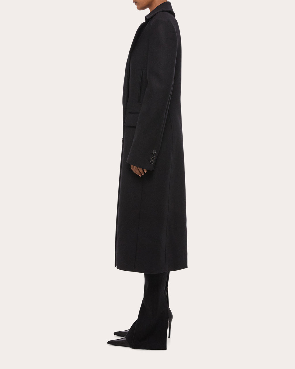 Sculptural Twill Coat