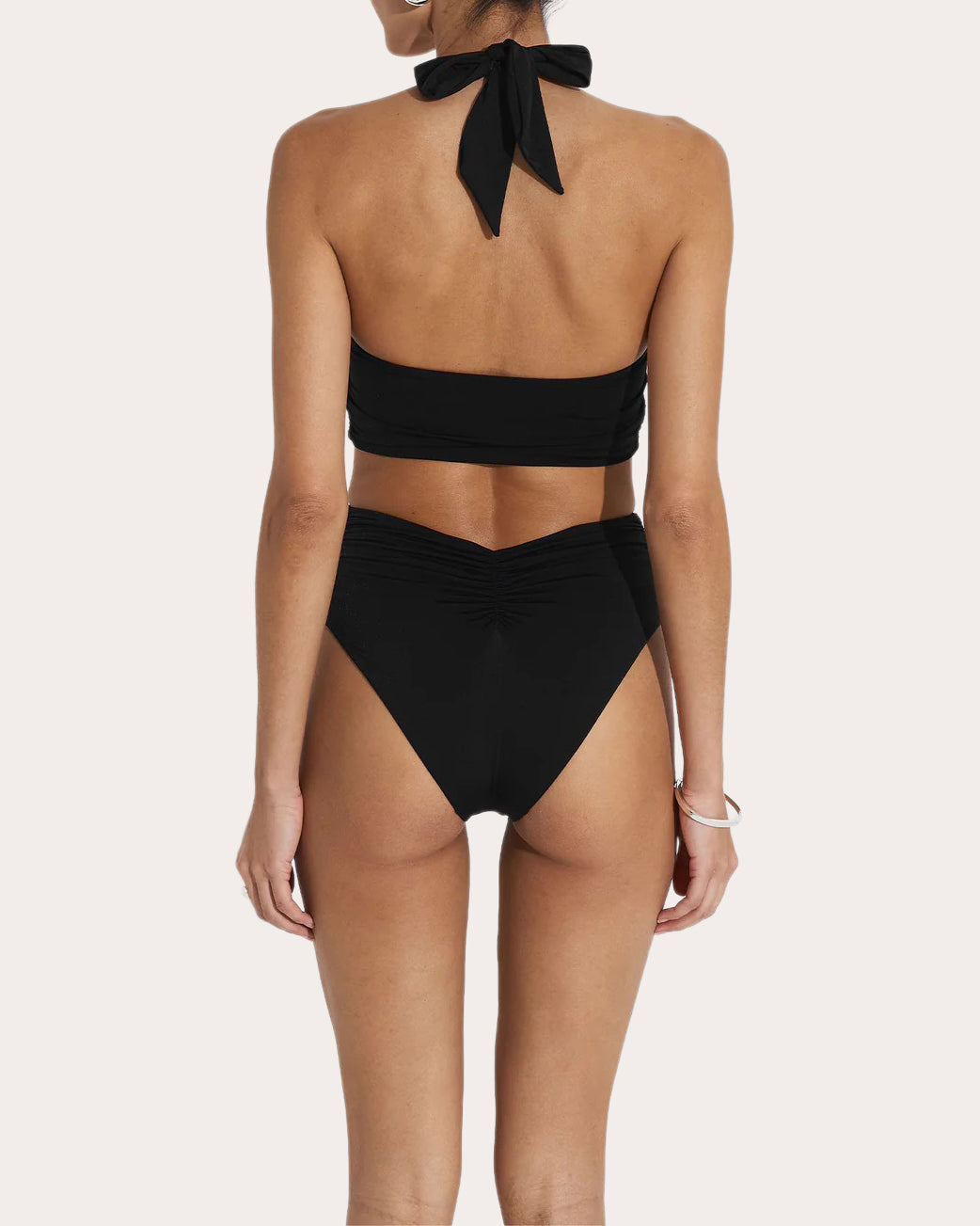 Haven Ruched Underwire Longline Bikini Top