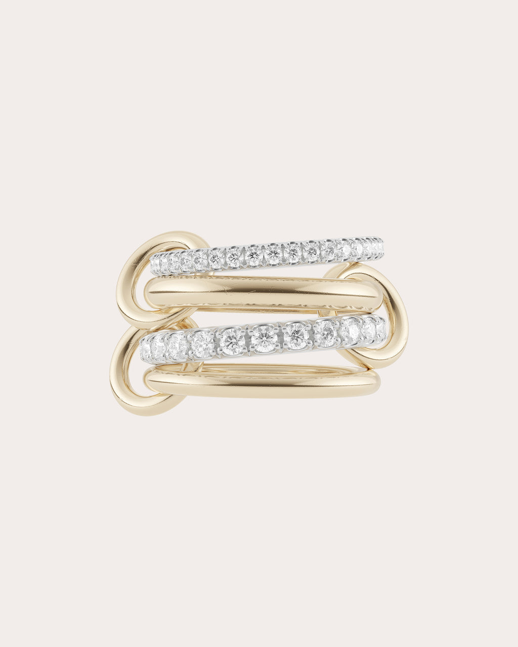 Diamond & 18k Gold Two-Tone Halley Ring