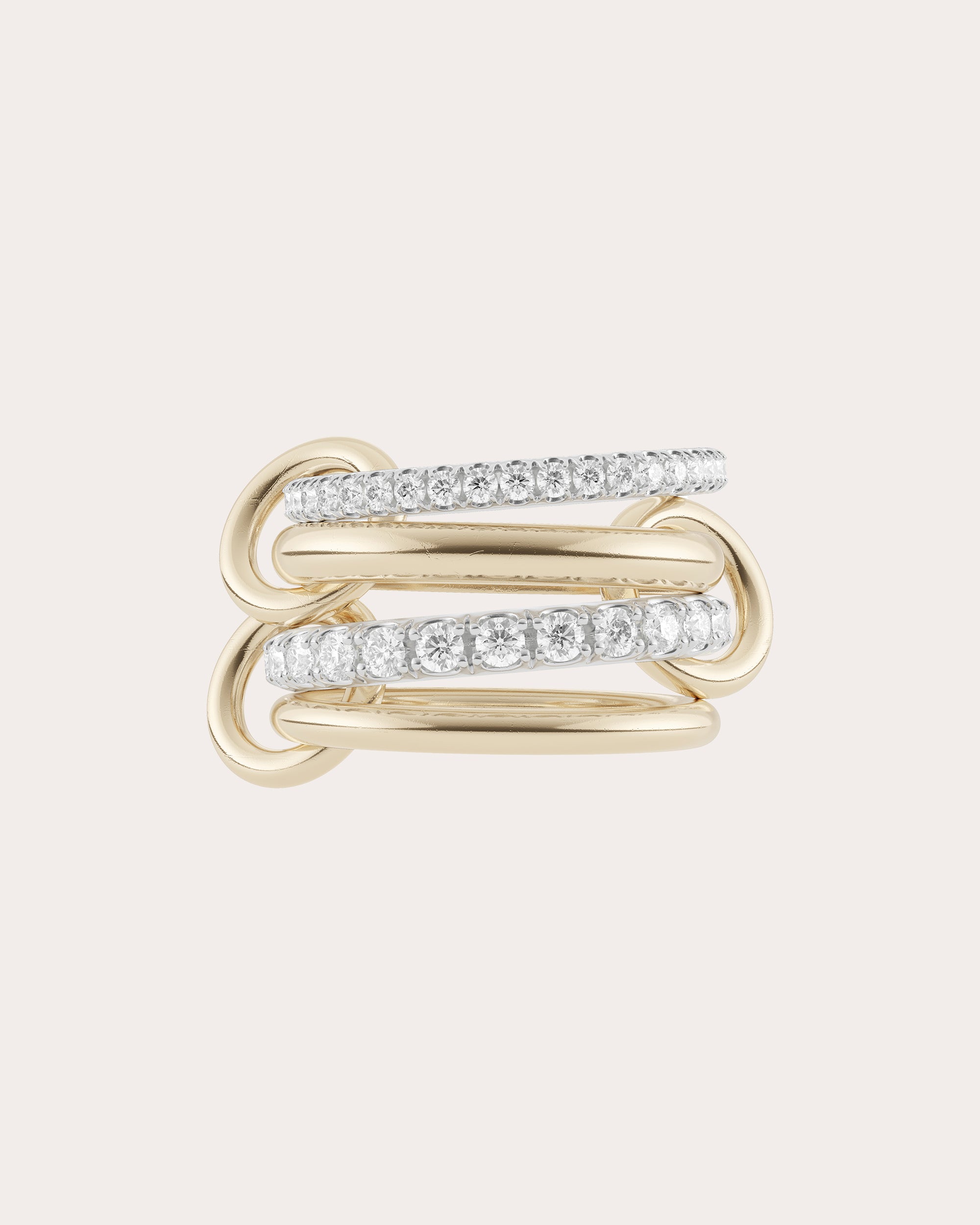 Diamond & 18k Gold Two-Tone Halley Ring