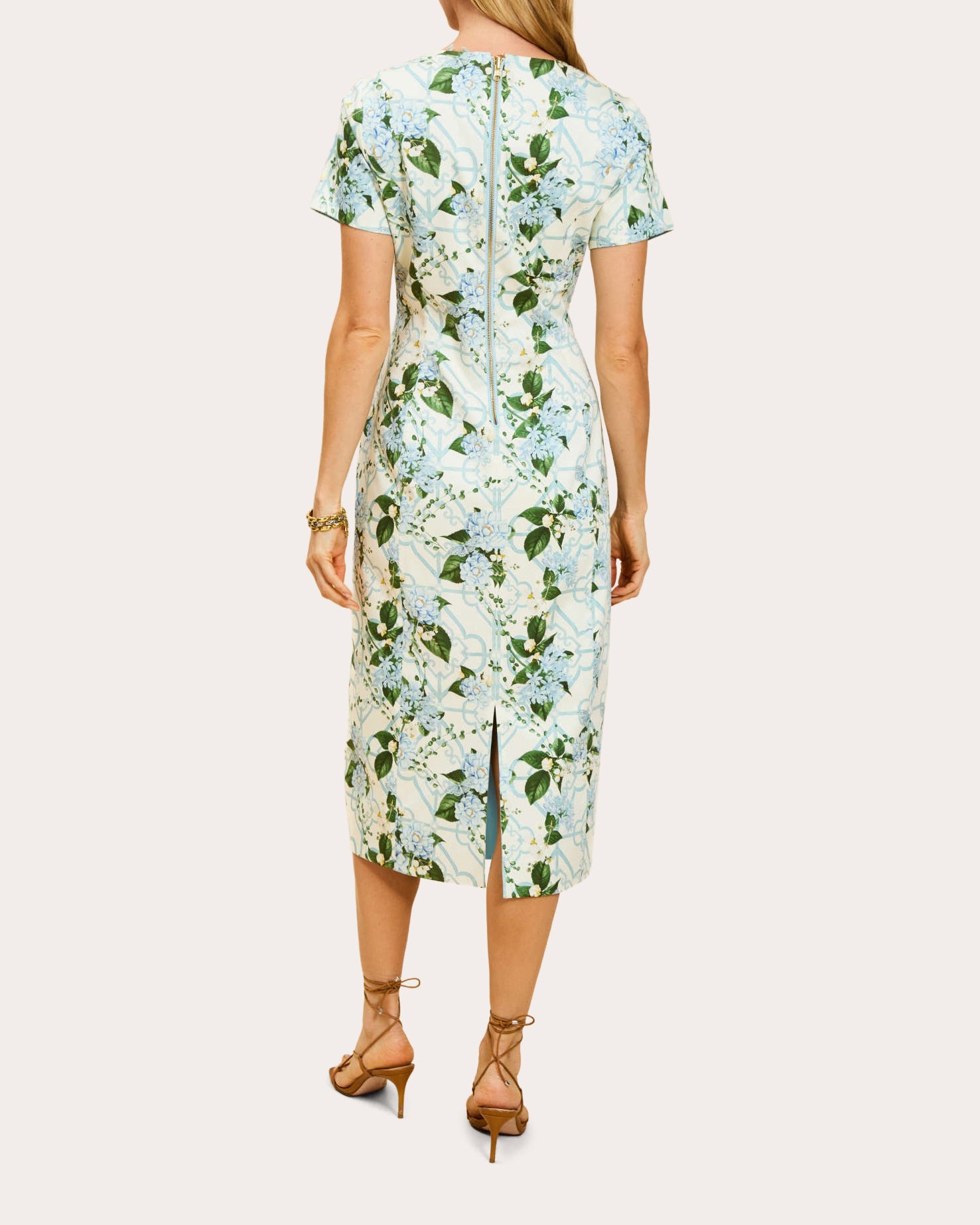 Mestiza Hampton Reversible Poplin Tailored Midi Dress Size US 12 | Cotton/Spandex Mestiza Hampton Reversible Poplin Tailored Midi Dress Size US 12 | Cotton/Spandex