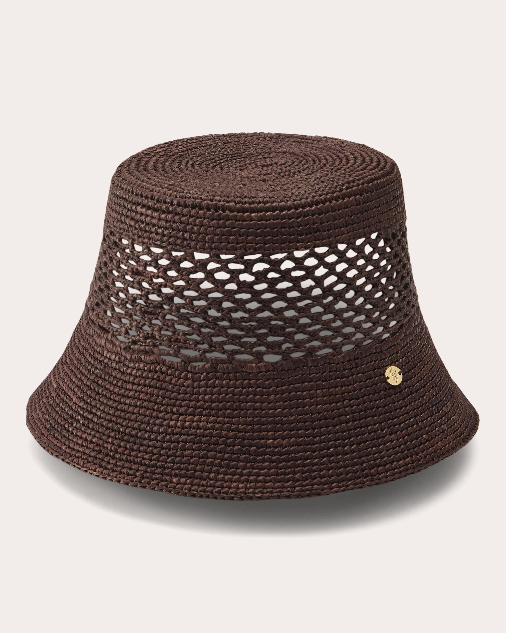 Hana Crocheted Raffia Bucket Hat | Olivela