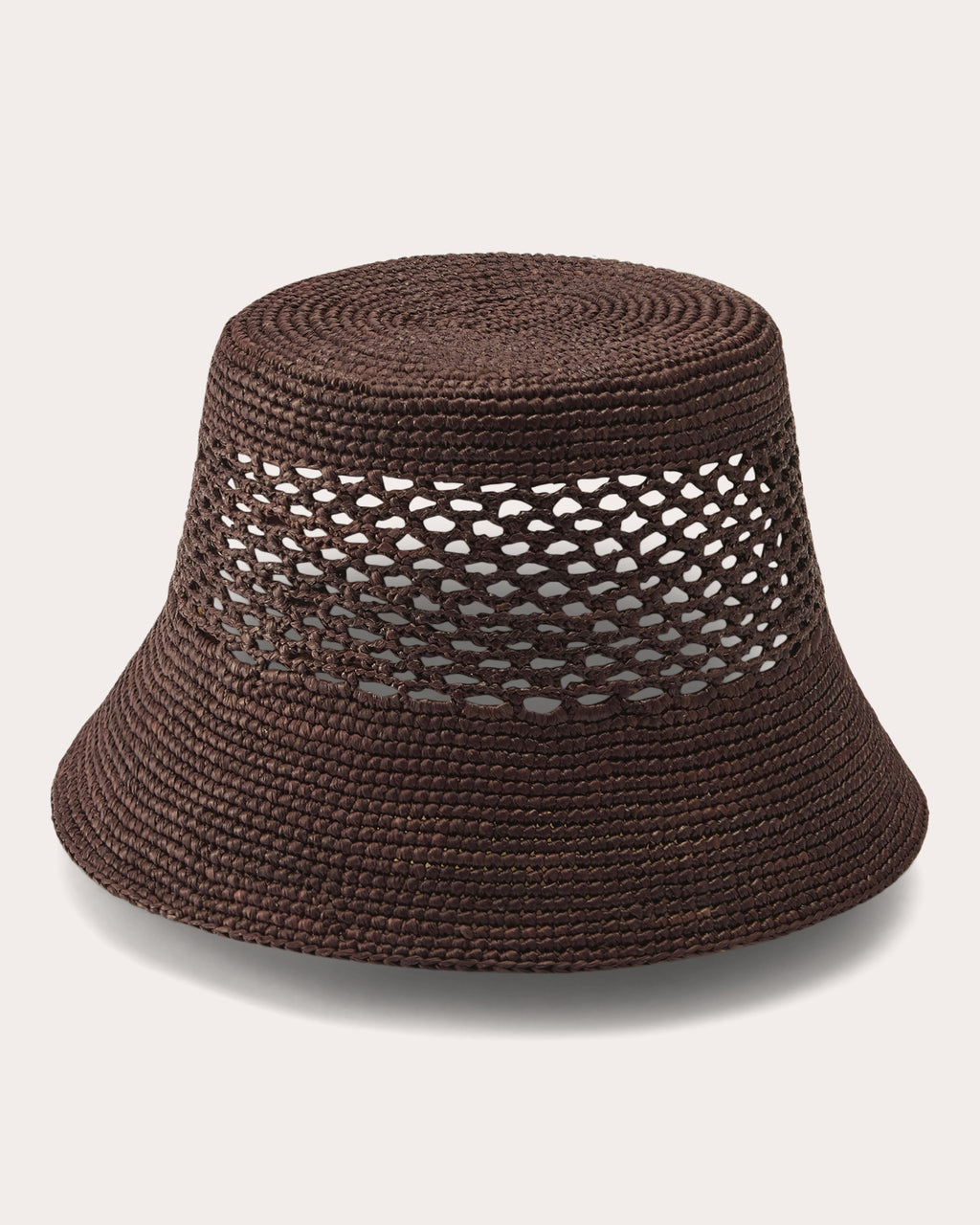 Hana Crocheted Raffia Bucket Hat