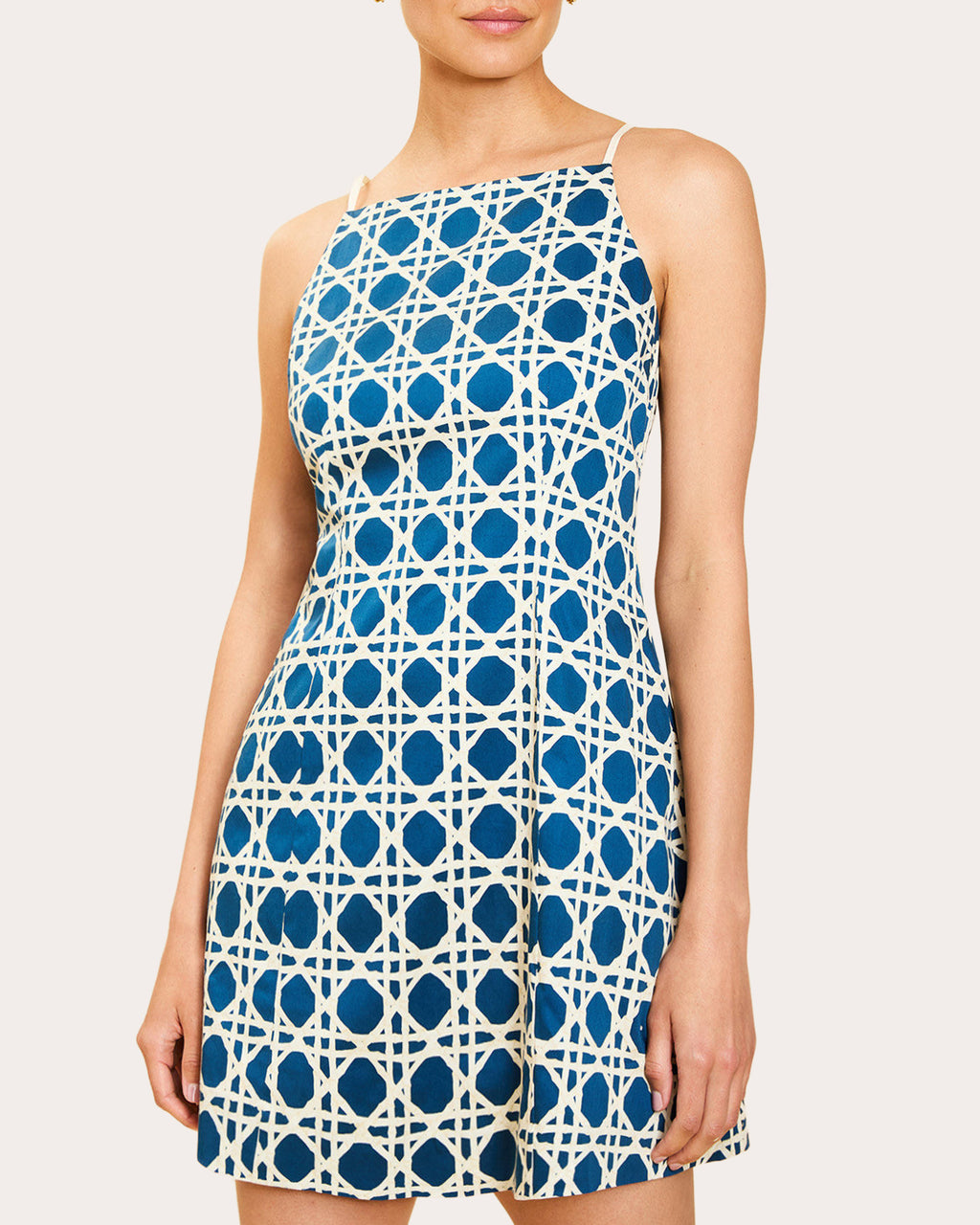 Havana Poplin Belted Mini Dress