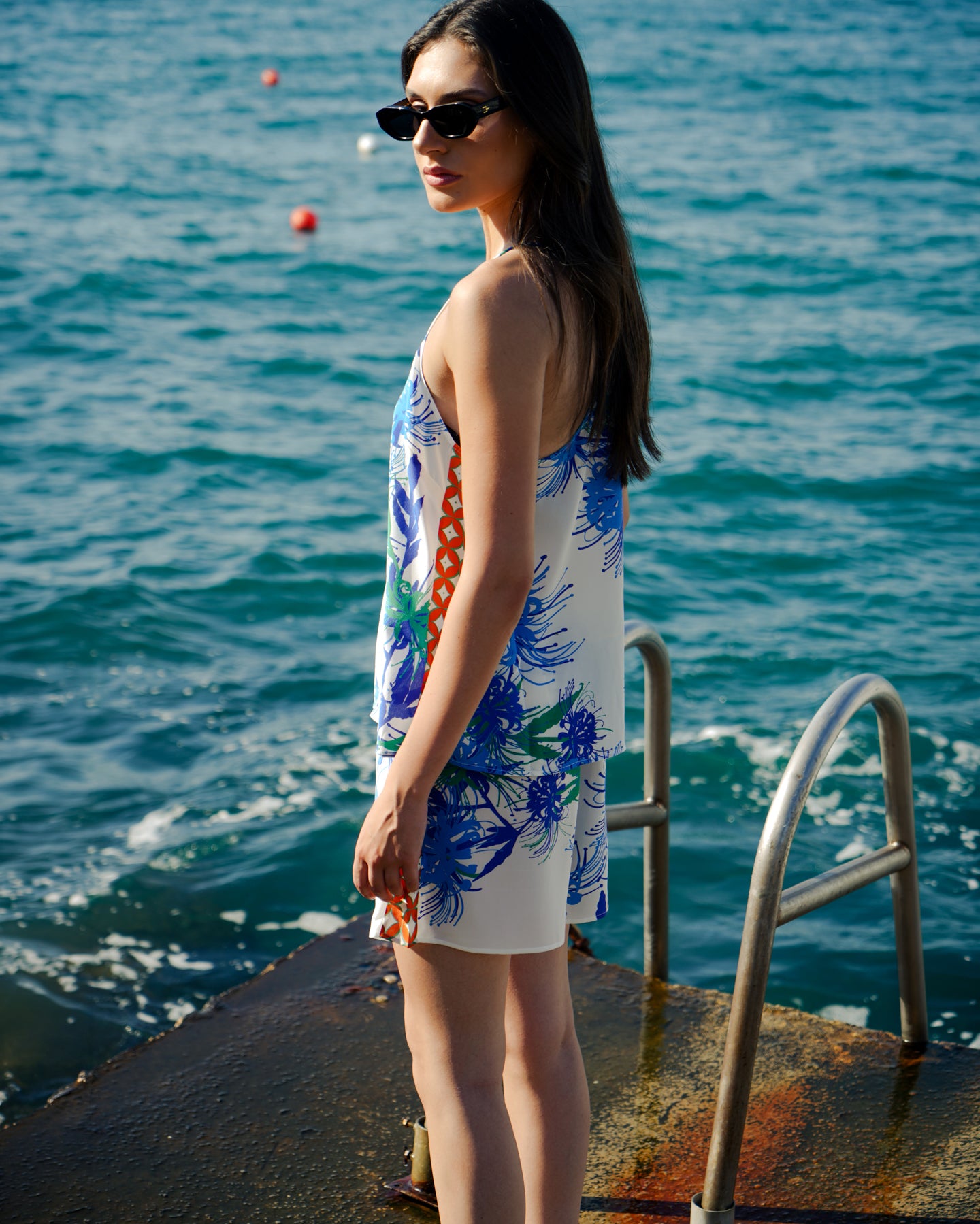 Maki Higa Silk Shorts Set