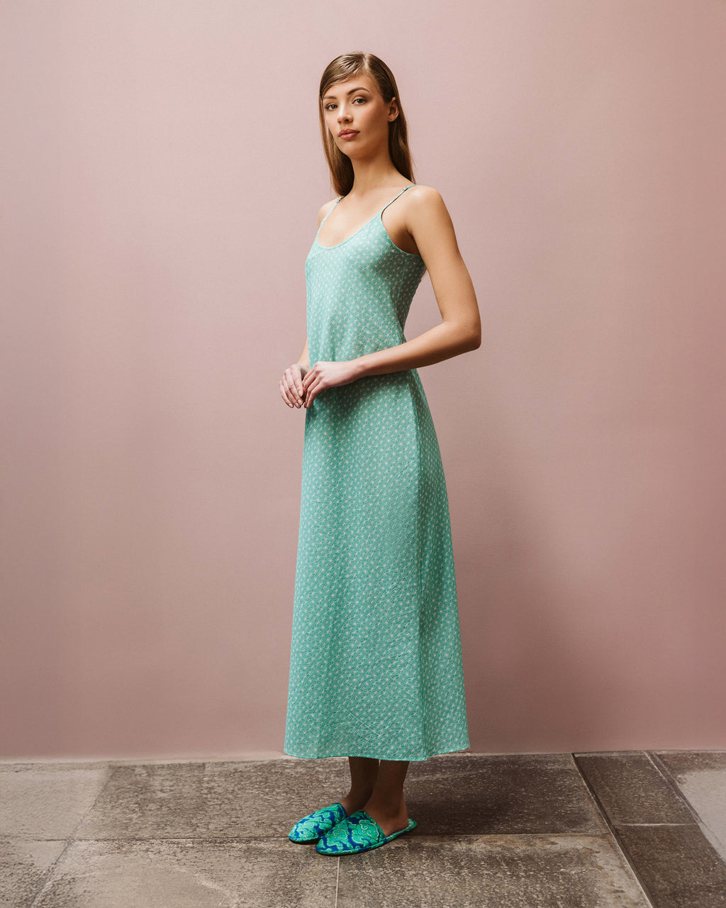 Edo Hoshi Cotton Maxi Slip Dress