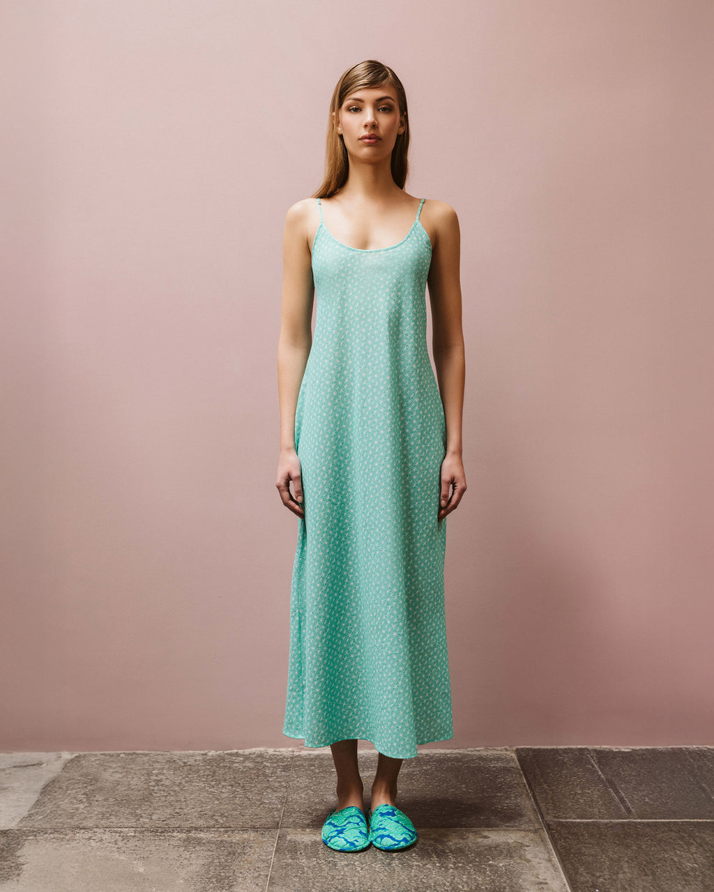 Edo Hoshi Cotton Maxi Slip Dress
