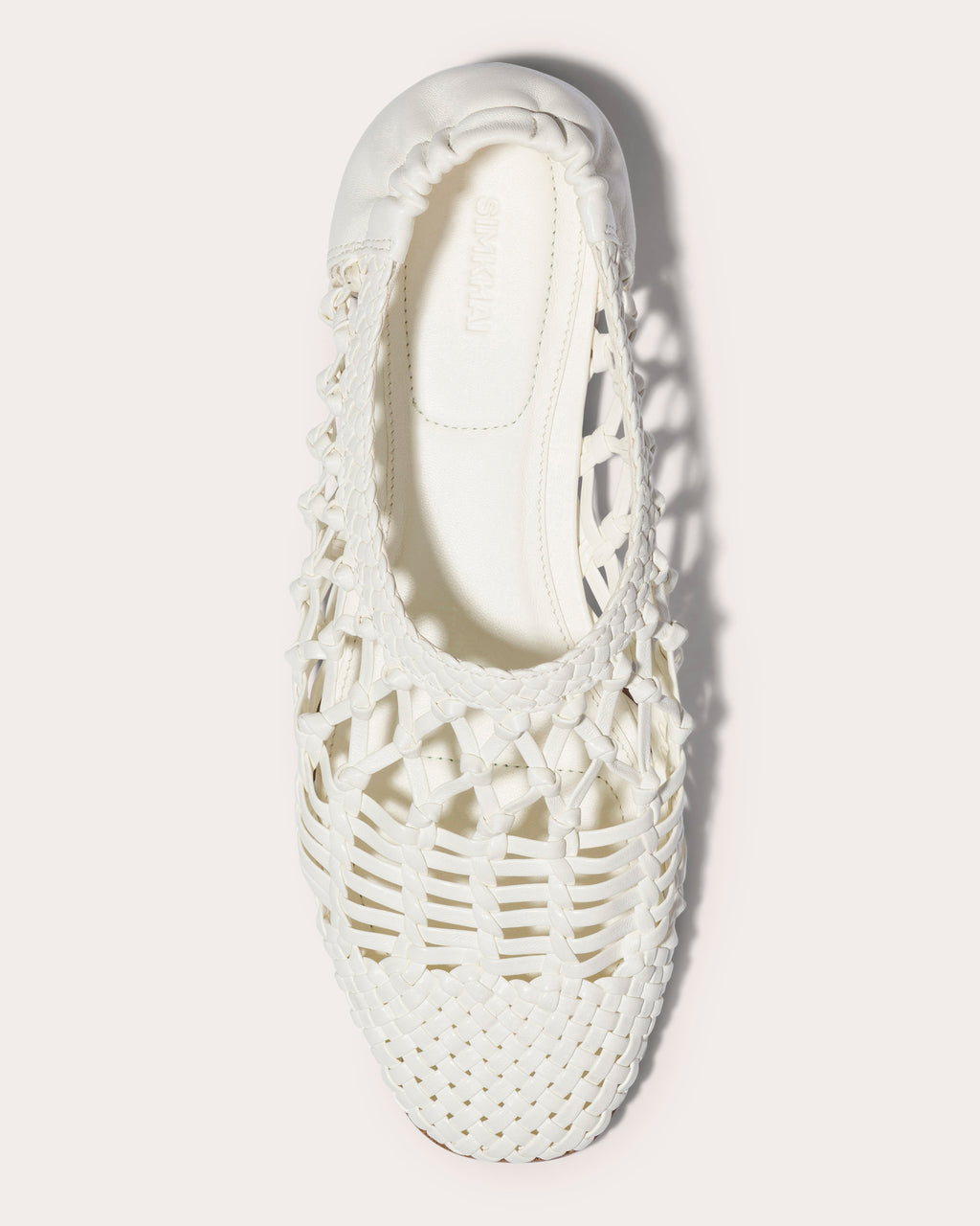 Eden Woven Leather Ballet Flat