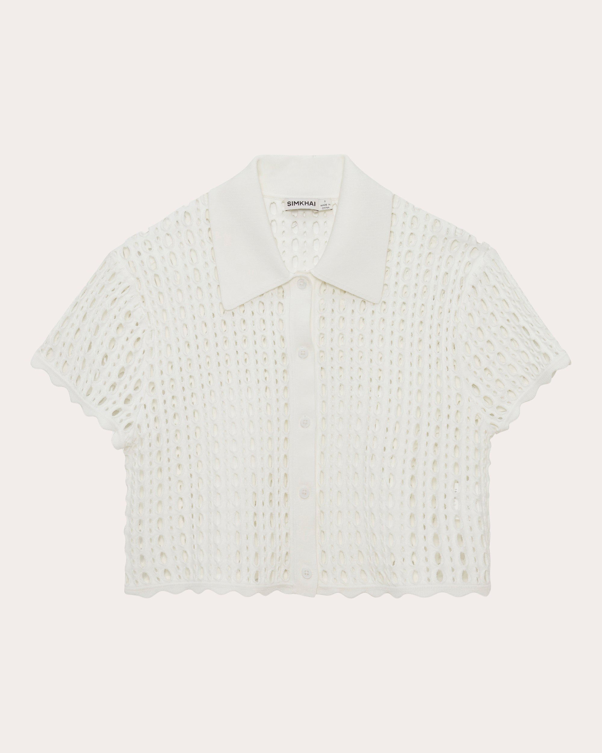 Arlan Eyelet Stitch Camp Shirt