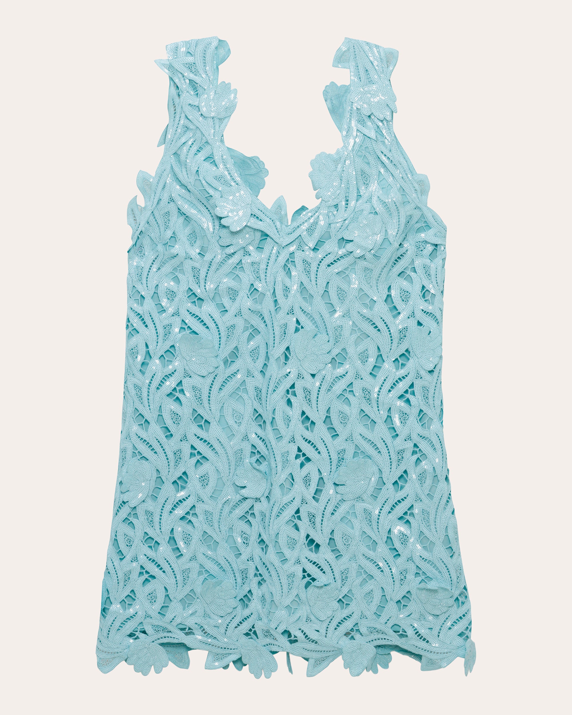 SIMKHAI Raina Mini Dress in Baby Blue