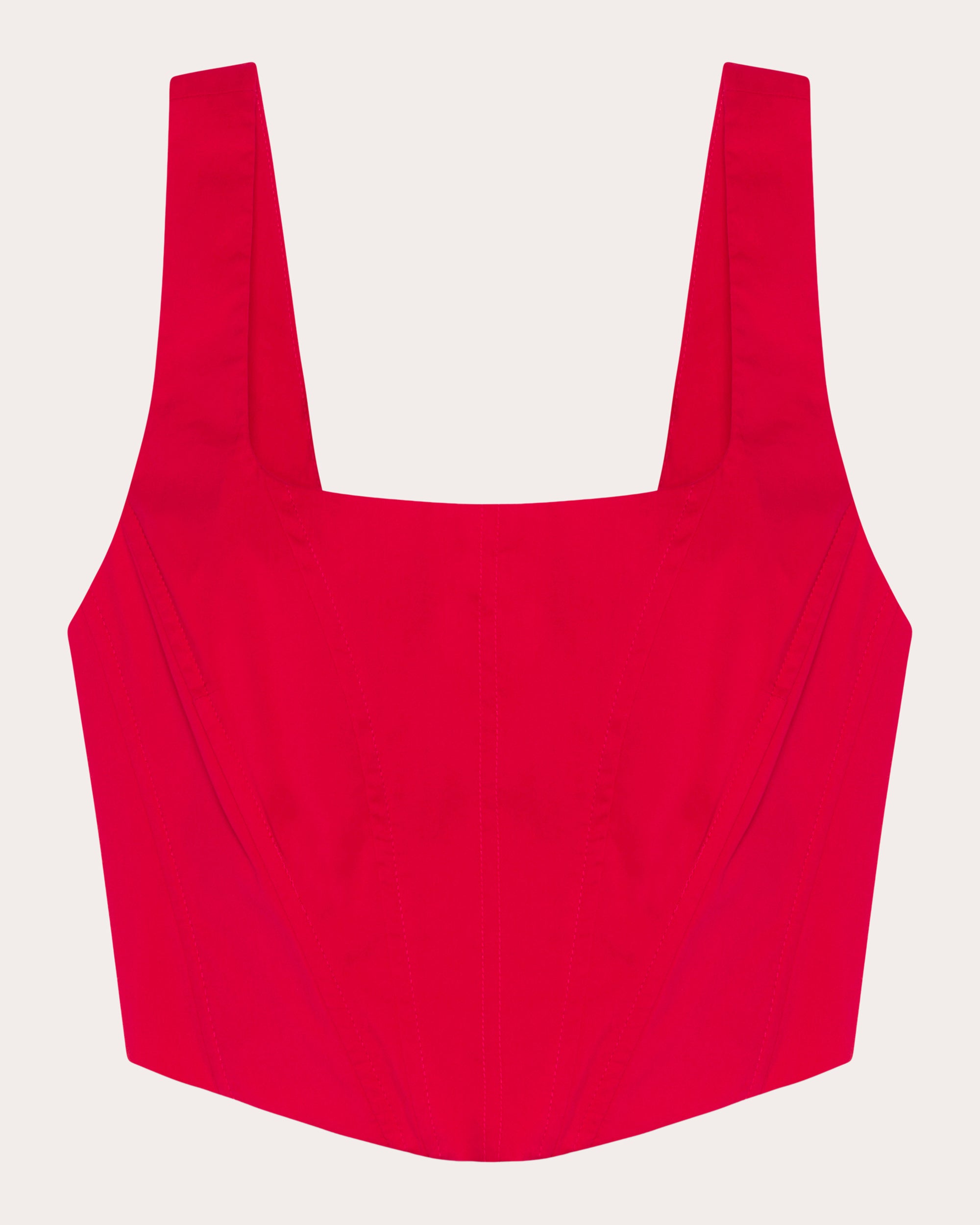 Clio Cotton Poplin Bustier Top