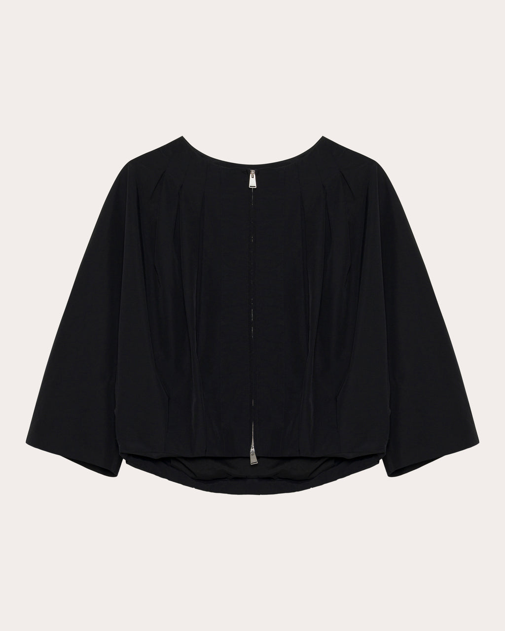 Jess Pleated Faille Jacket