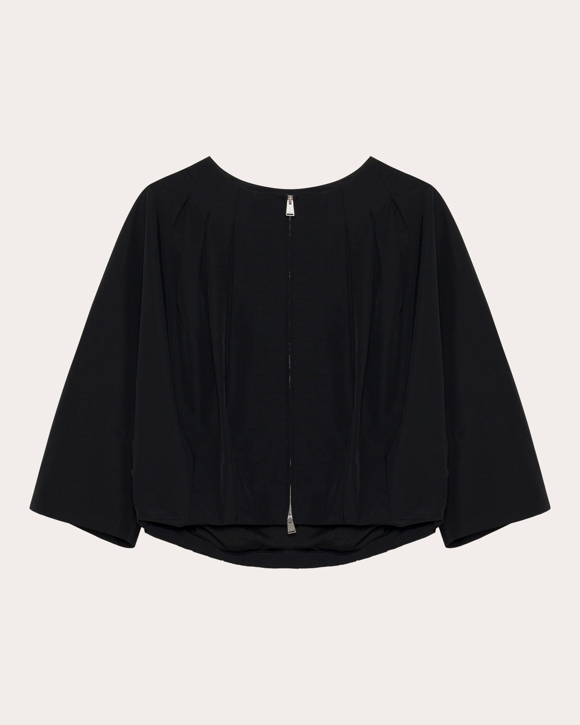 Jess Pleated Faille Jacket