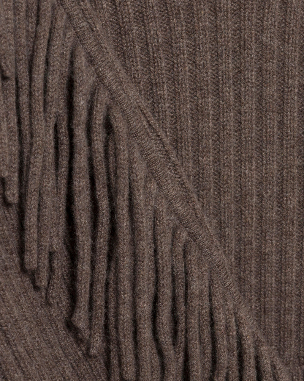 Natalia Wool Fringe Polo Sweater