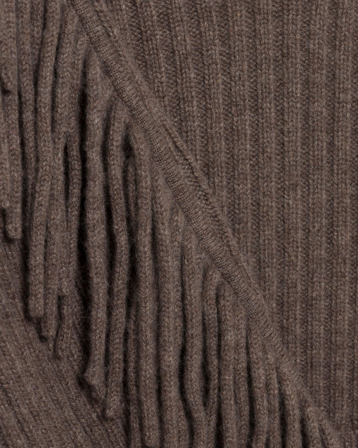 Natalia Wool Fringe Polo Sweater