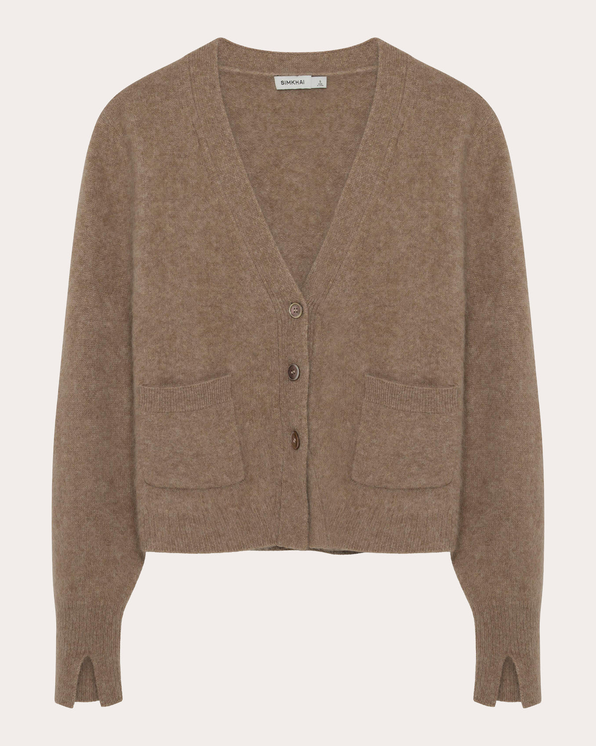 Claurice Brushed Wool Cashmere Cardigan