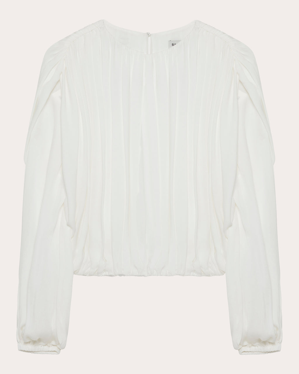 Frida Silk Georgette Gathered Blouse