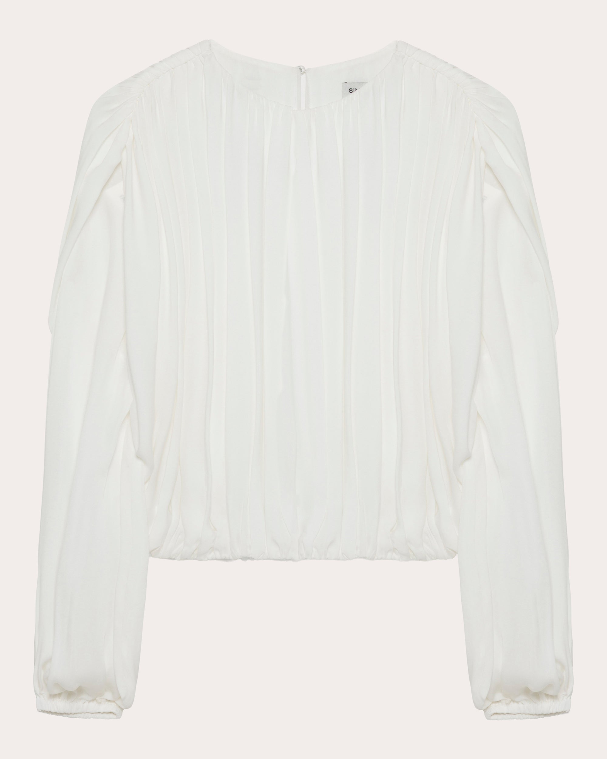 Frida Silk Georgette Gathered Blouse