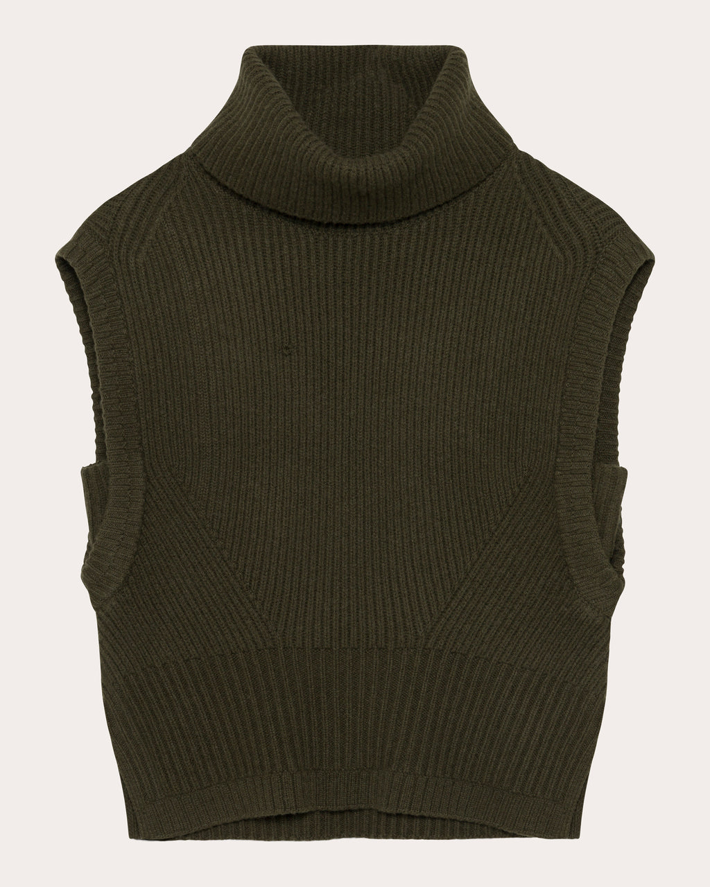 Maple Wool Knit Turtleneck Top