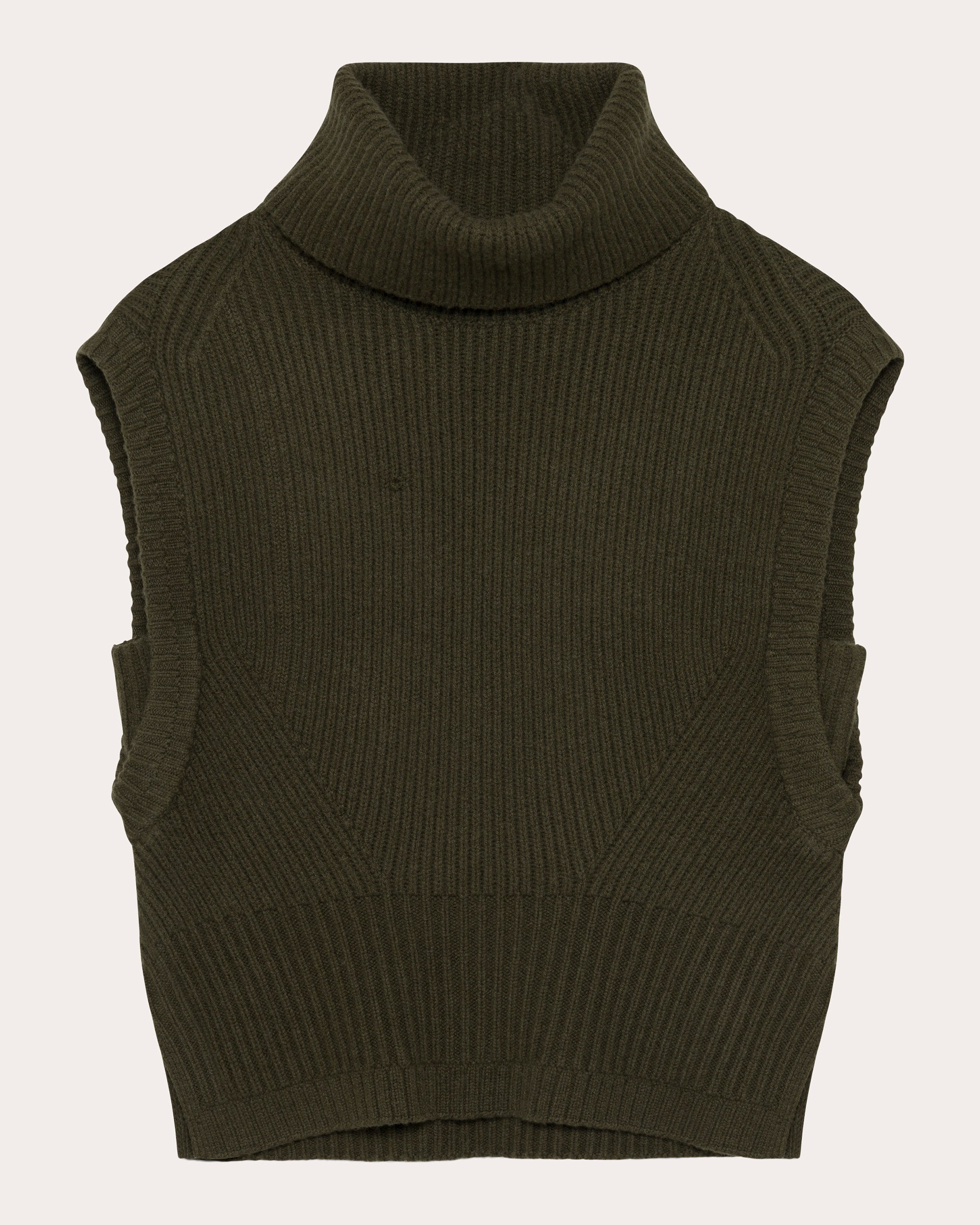 Maple Wool Knit Turtleneck Top