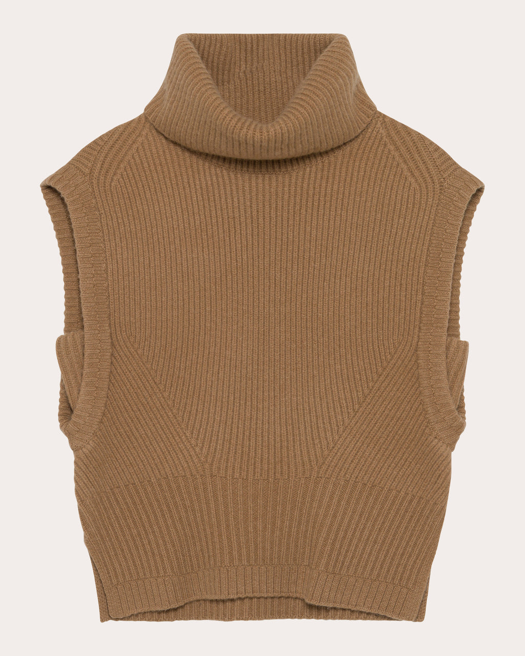 Maple Wool Knit Turtleneck Top