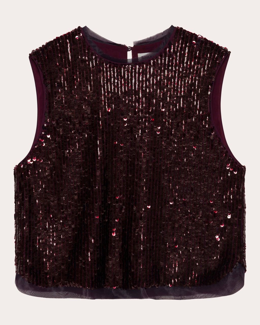 Cydia Sequin Sleeveless Top