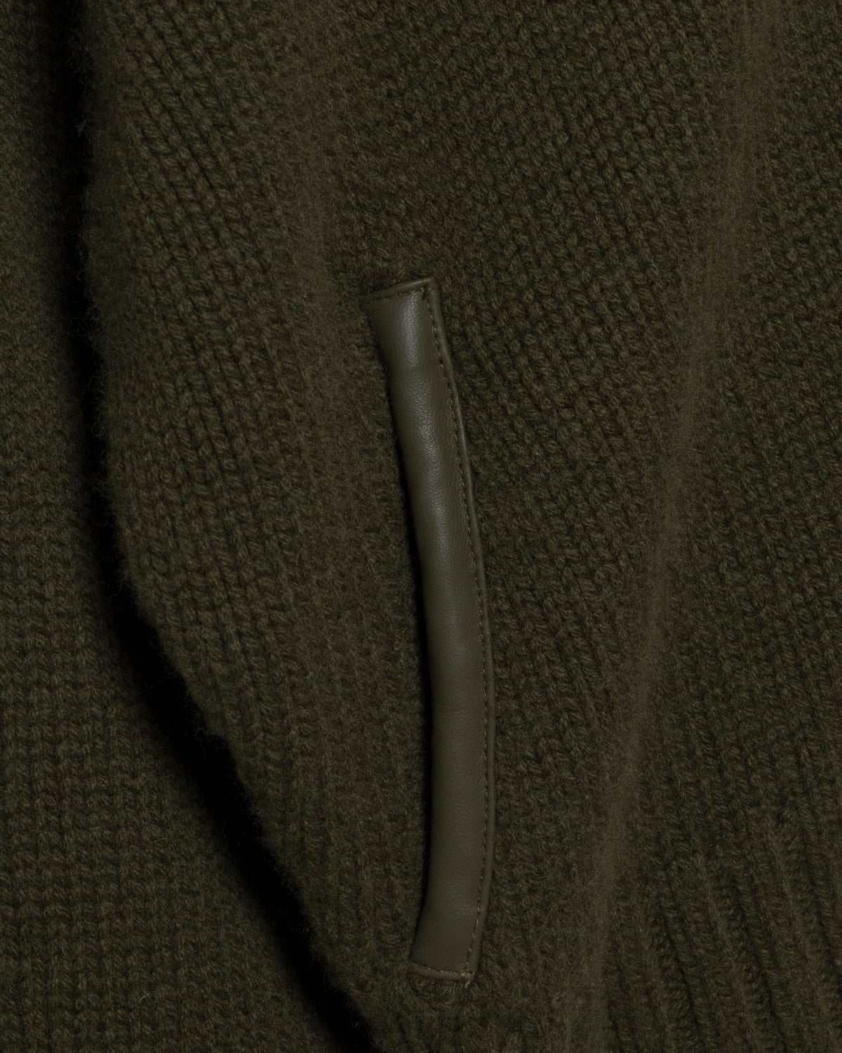 Zorina Wool Cashmere Zip-Front Cardigan