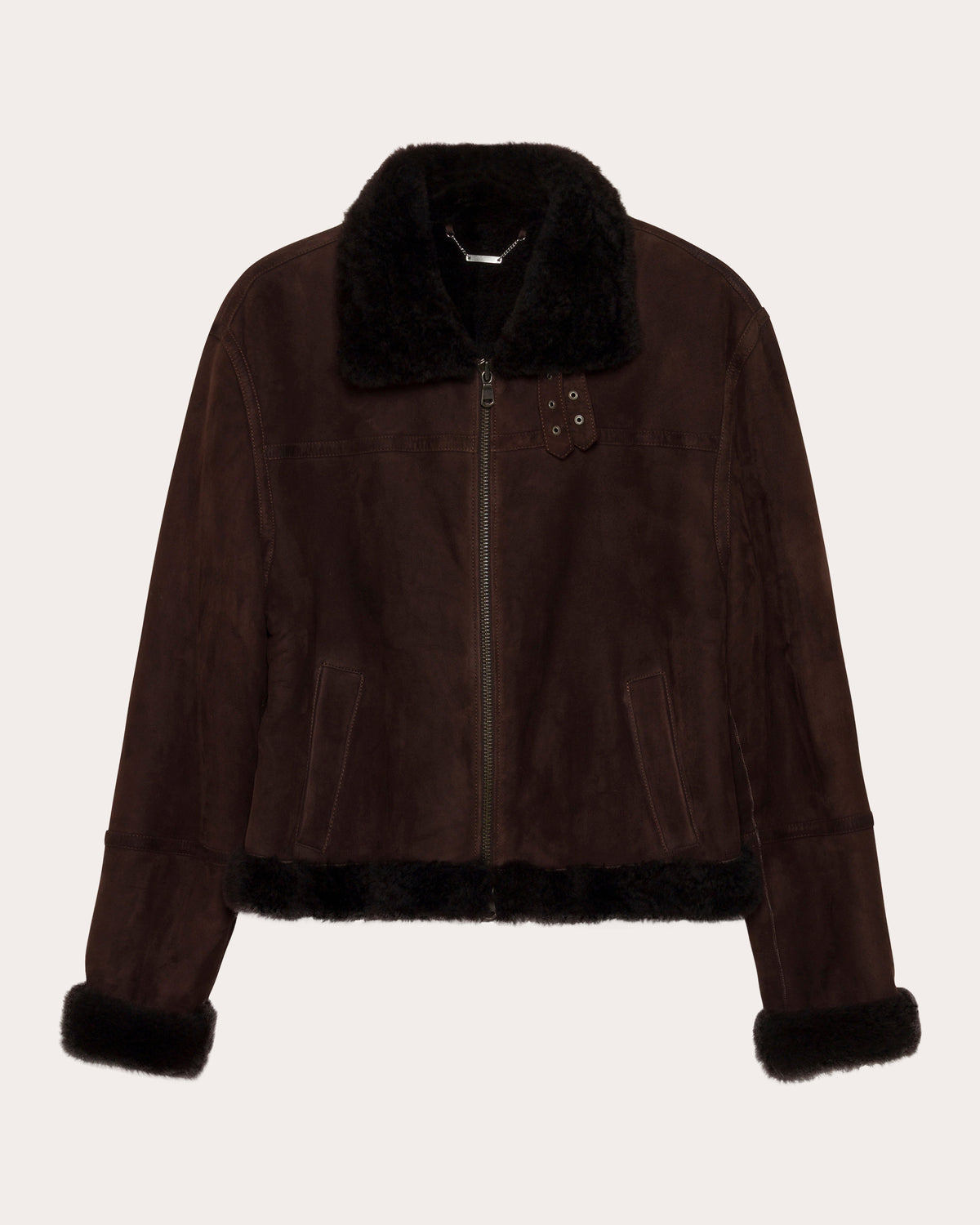 Cassia Shearling Aviator Jacket