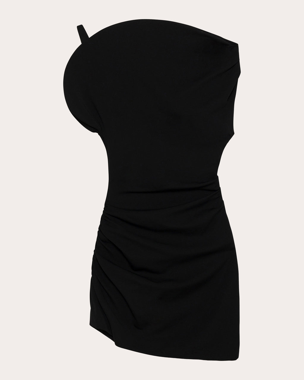Stefi Gathered Ponte Mini Dress