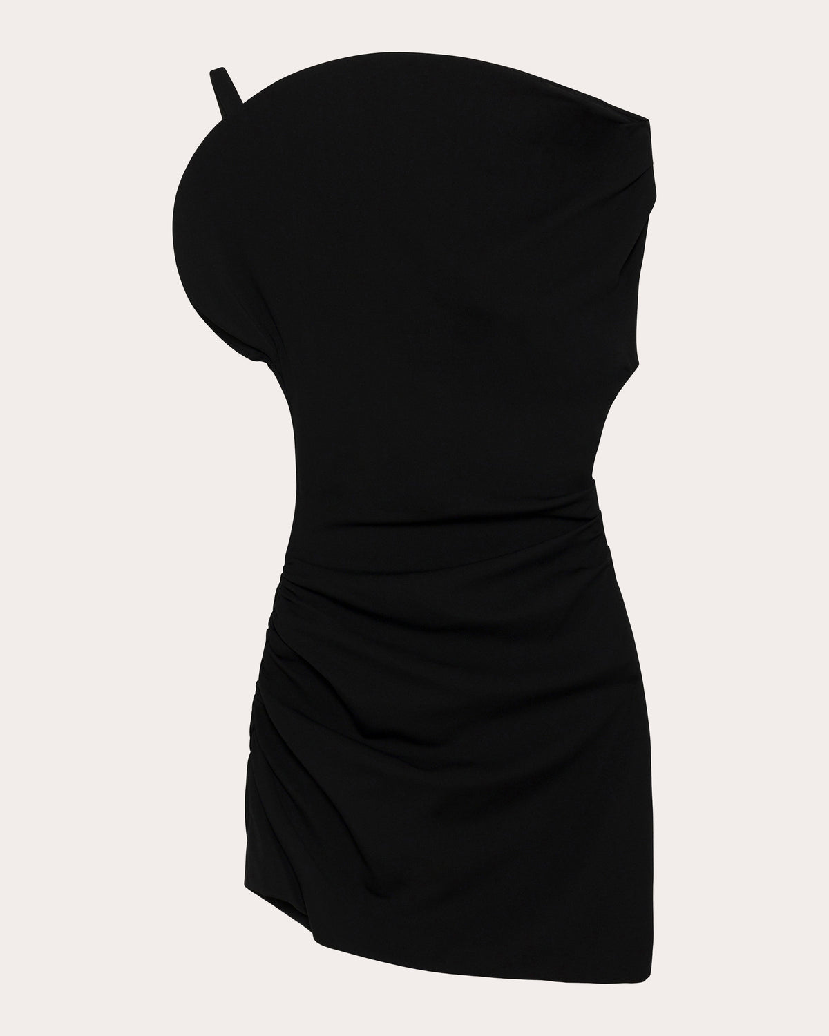 Stefi Gathered Ponte Mini Dress