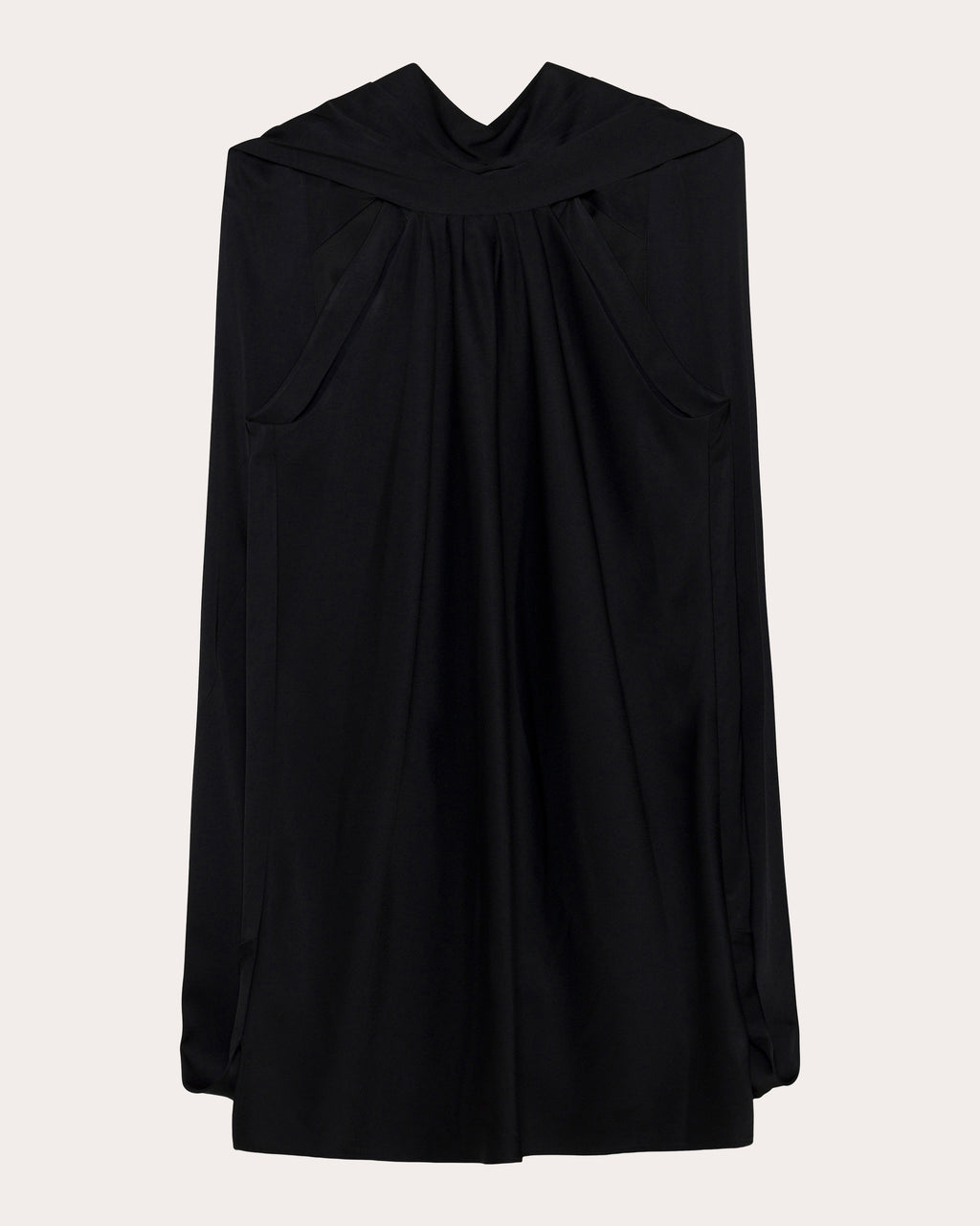 Toni Satin Cape Mini Dress