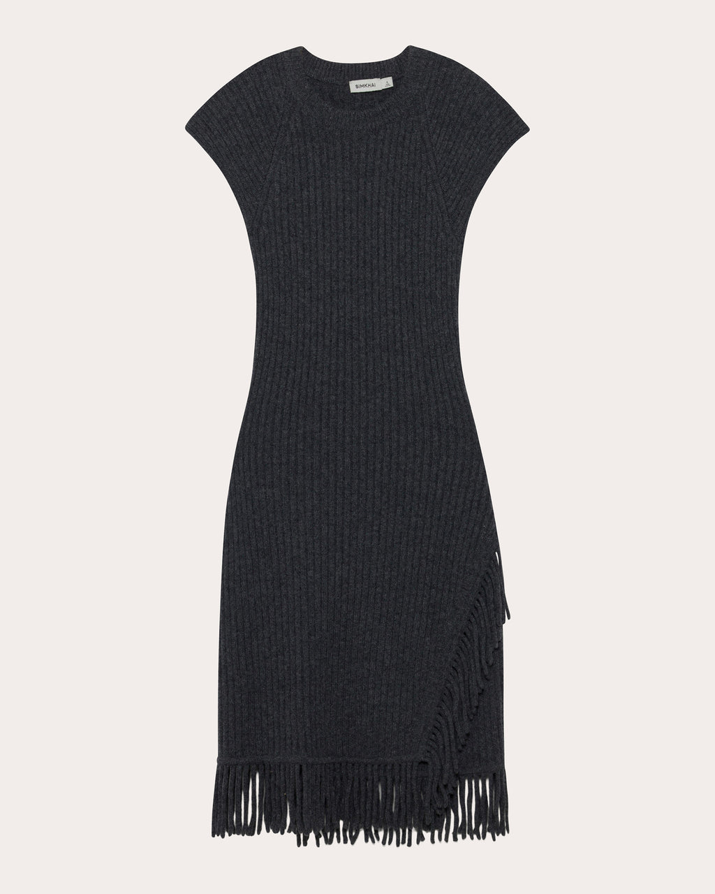 Margot Wool Knit Fringe Mini Dress