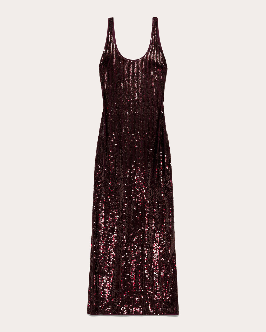 Bex Sequin Scoop Neck Maxi Dress