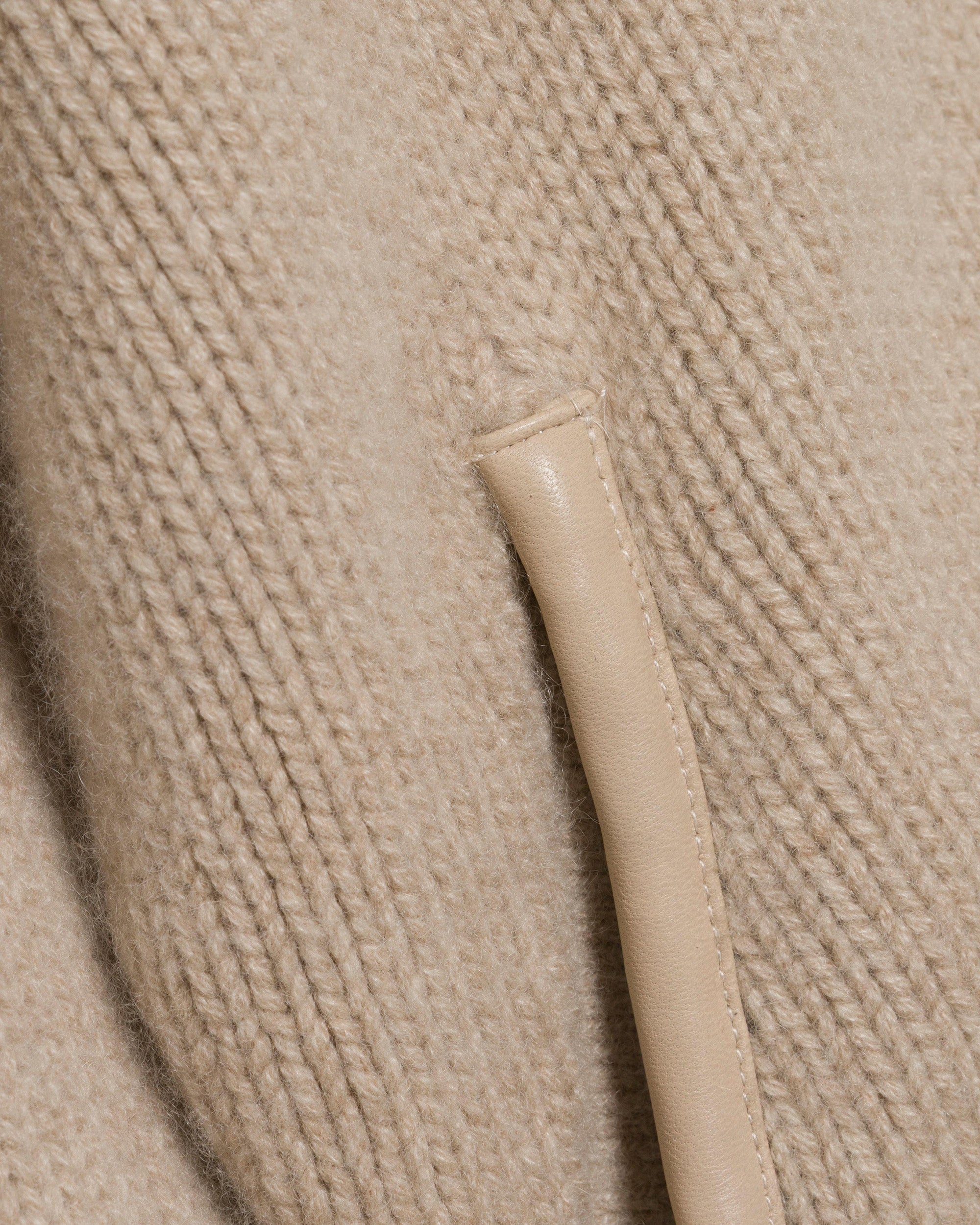 Zorina Wool Cashmere Zip-Front Cardigan