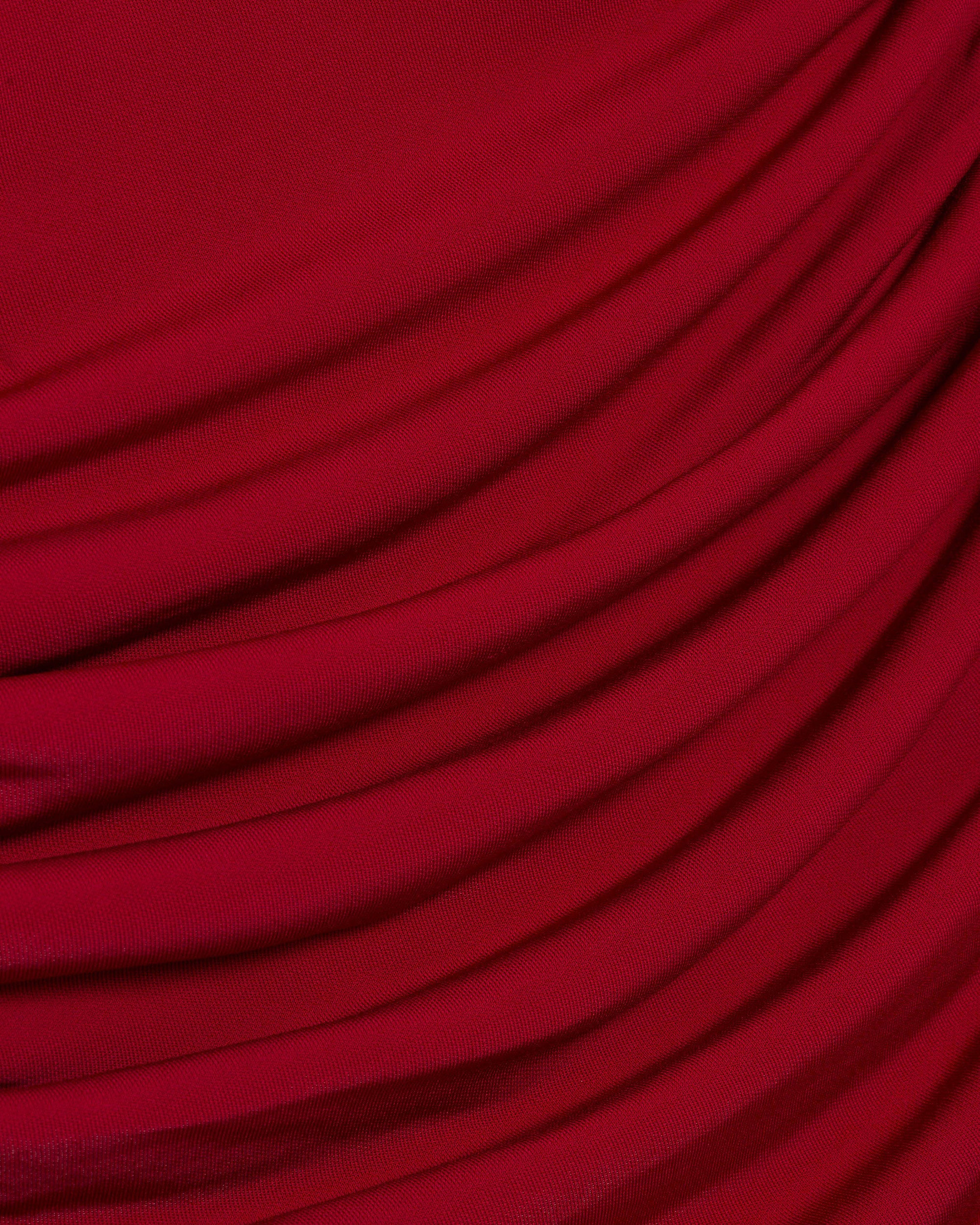 Norvelle Ruched Jersey Empire Gown