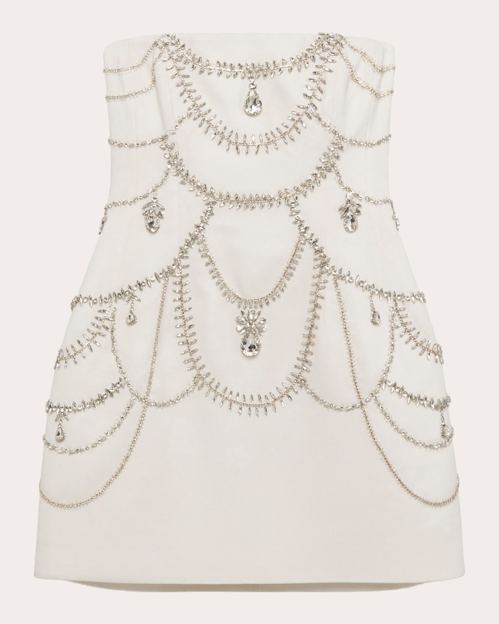 Arta Crystal-Embellished Cady Mini Dress