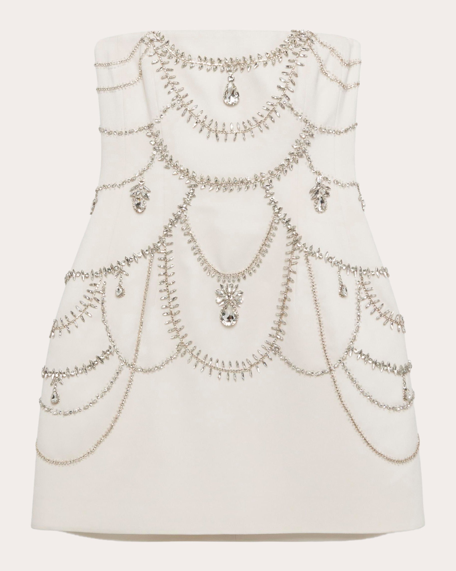 Arta Crystal-Embellished Cady Mini Dress