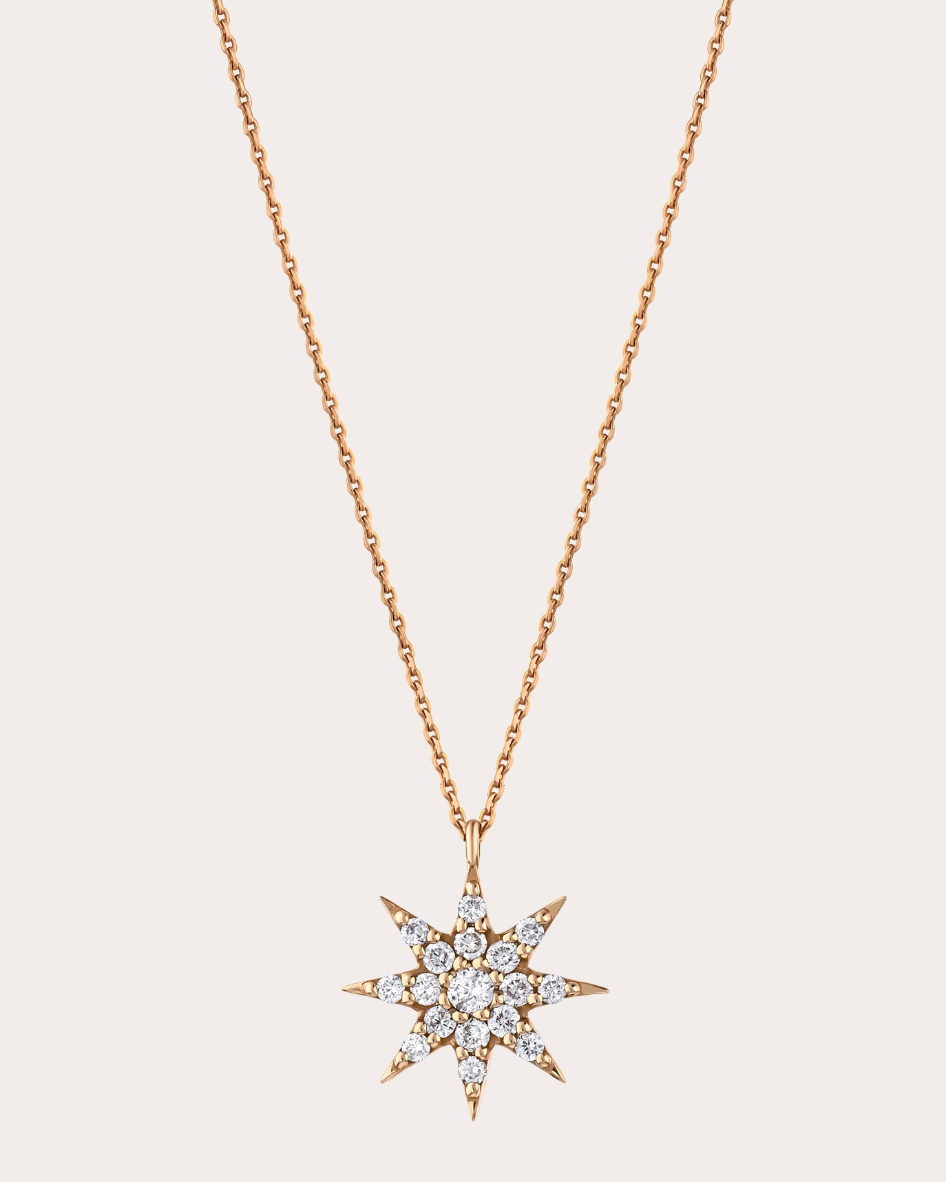 Diamond Venus Star Pendant Necklace