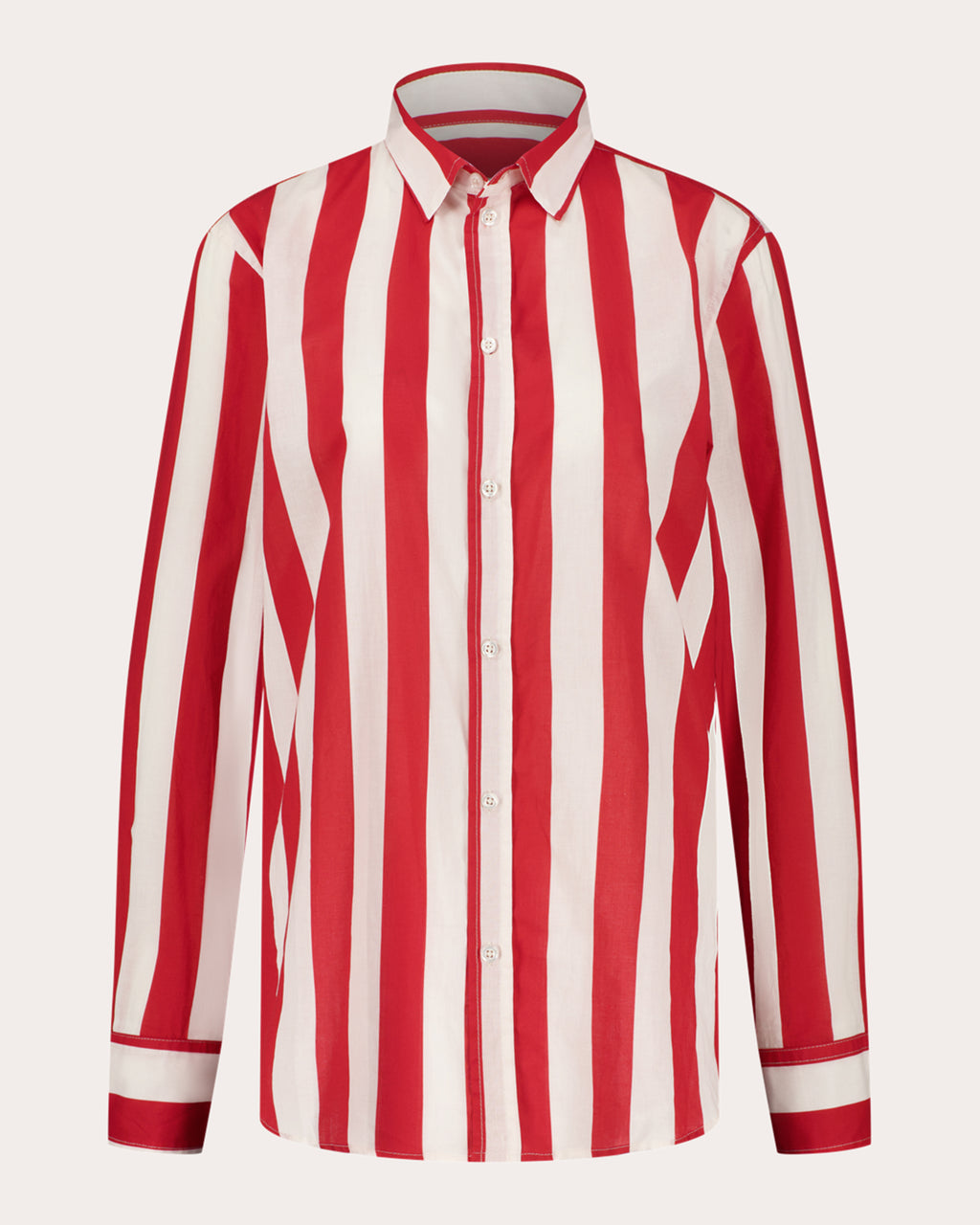 Irina Stripe Cotton Button-Up Shirt