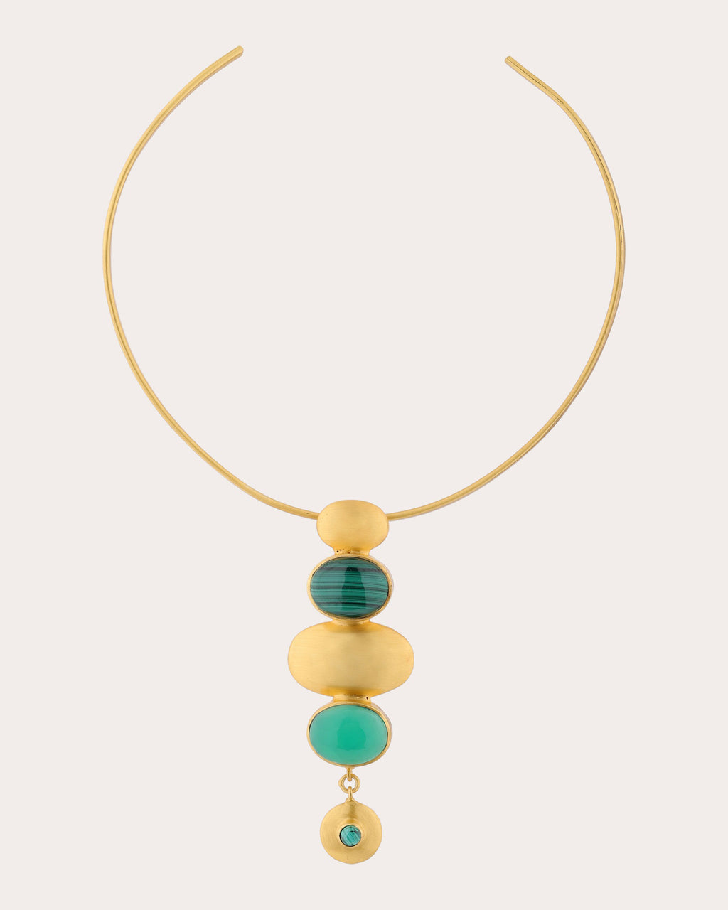 Green Onyx & Malachite Istanbul Necklace