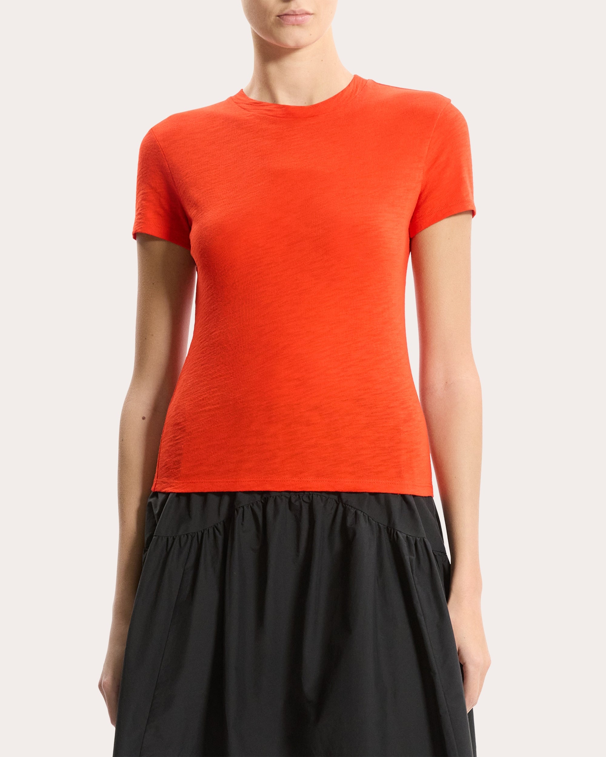 Slub Cotton Tiny Crewneck Tee