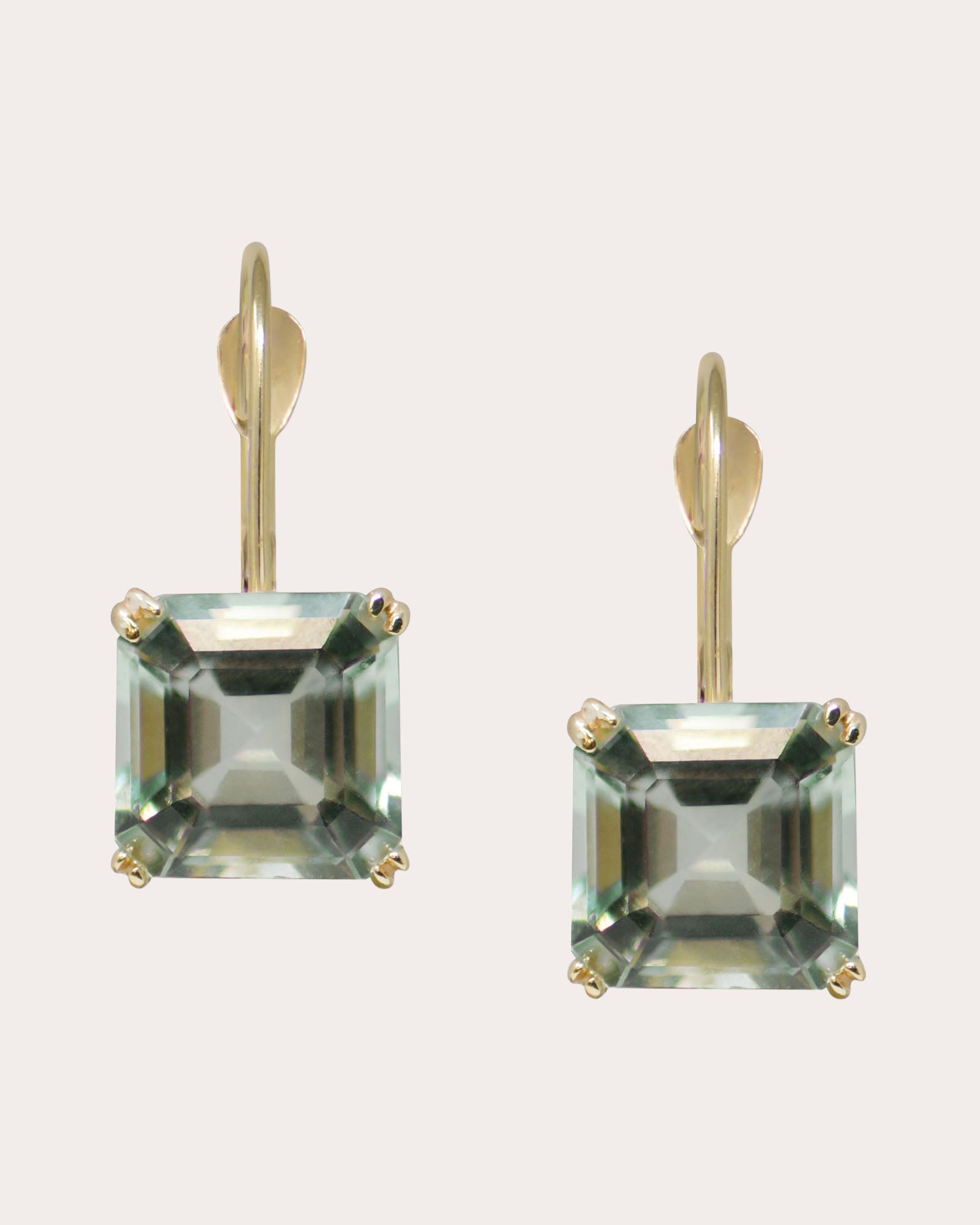 Green Amethyst Jac+Jo Harper Drop Earrings