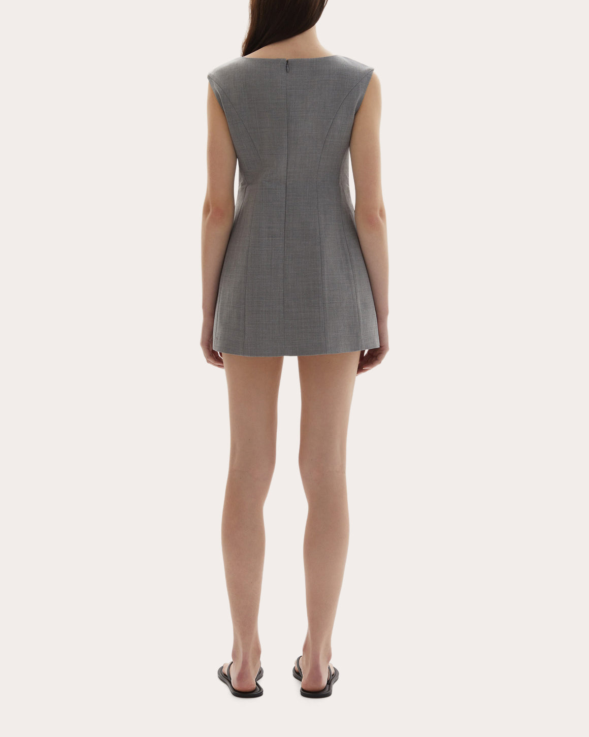 kelli mini dress JOAEN Kelli Wool Boatneck Mini Dress