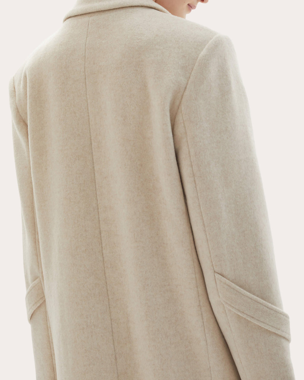 Mylah Wool Cashmere Single-Breasted Coat